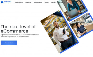 sentecacommerce.com screenshot