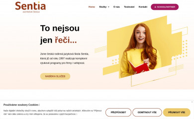 sentia.cz screenshot