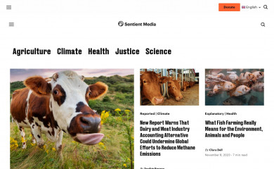 sentientmedia.org screenshot