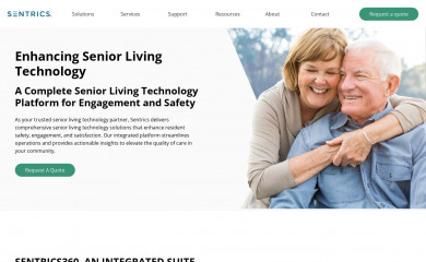 sentrics.com screenshot