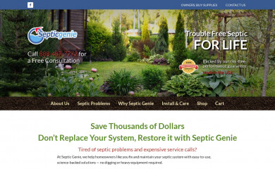 septicgenie.com screenshot