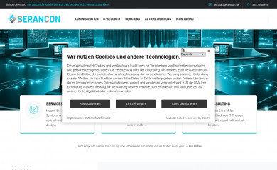 serancon.de screenshot