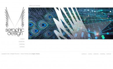 seraphicdesign.com screenshot