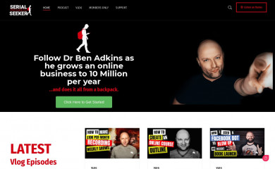 serialprogressseeker.com screenshot