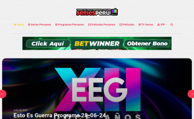 seriesperu.com screenshot