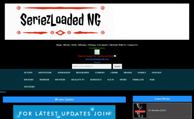 seriezloaded.ng screenshot