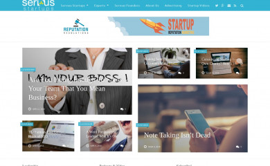seriousstartups.com screenshot