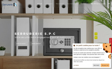 serrureriespc.fr screenshot