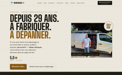 serrurier41.fr screenshot
