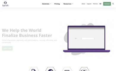 http://sertifi.com screenshot