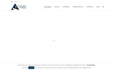 servantsoftheword.org screenshot