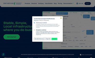 servercore.com screenshot