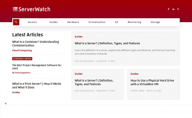 serverwatch.com screenshot