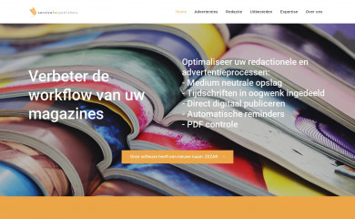 serviceforpublishers.com screenshot
