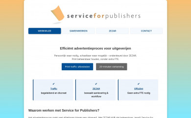 serviceforpublishers.com screenshot