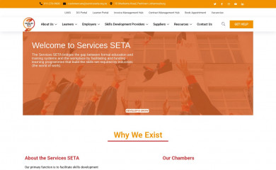 servicesseta.org.za screenshot