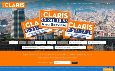 serviciosclaris.com screenshot