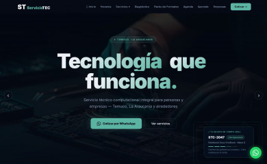 serviciotec.cl screenshot