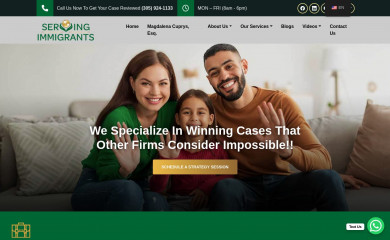 servingimmigrants.com screenshot