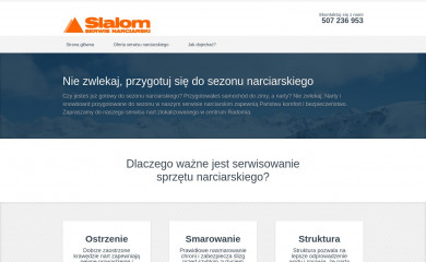 serwisnarciarski.radom.pl screenshot