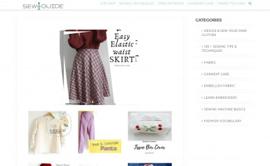 sewguide.com screenshot