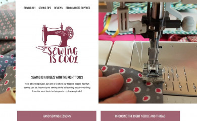 sewingiscool.com screenshot