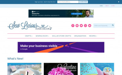 sewlicioushomedecor.com screenshot