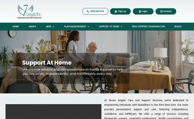 sevenangels.com.au screenshot