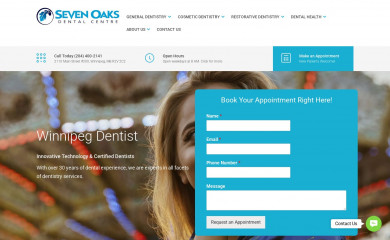 sevenoaksdentalcentre.com screenshot