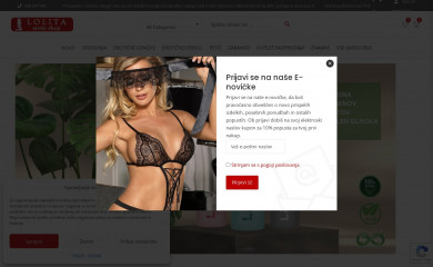 sex-shop-lolita.si screenshot