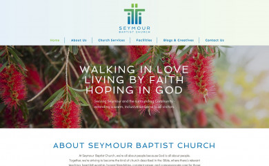 seymourbaptistchurch.org.au screenshot