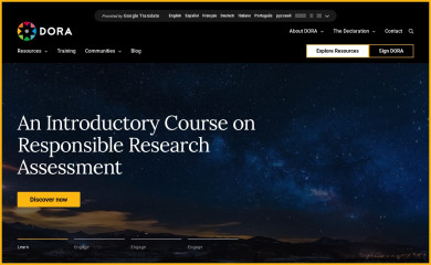 sfdora.org screenshot