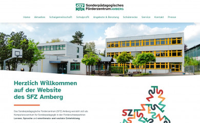 sfz-amberg.de screenshot