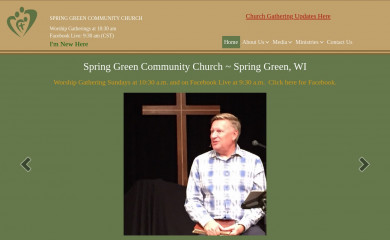 sgcommunitychurch.org screenshot