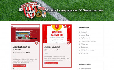 sgseehausen.de screenshot