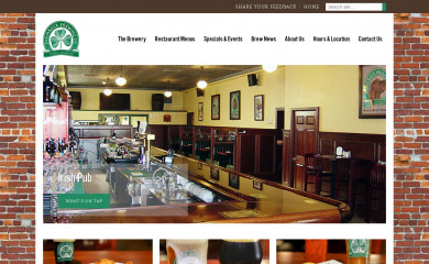shamrockbrewing.com screenshot