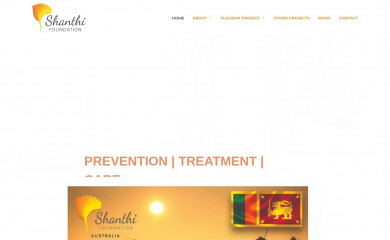 shanthifoundation.org screenshot