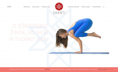 shanti.lt screenshot