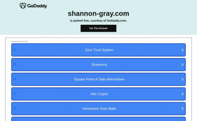 http://shannon-gray.com screenshot