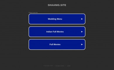 shaanig.site screenshot