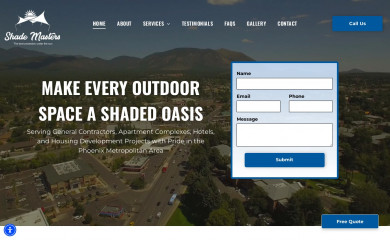 shadesmasters.com screenshot