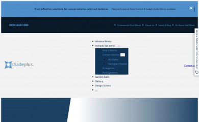 shadeplus.co.uk screenshot