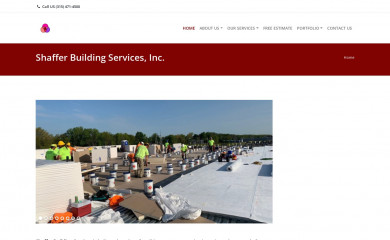 shafferbuildingservices.com screenshot