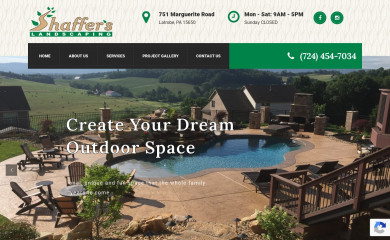 shafferslandscaping.com screenshot