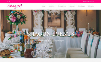 shagunevents.com.au screenshot