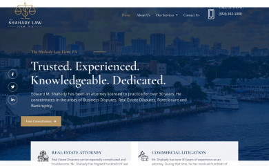 shahady-law.com screenshot