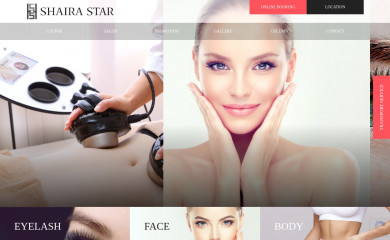 shairastarbeauty.com screenshot