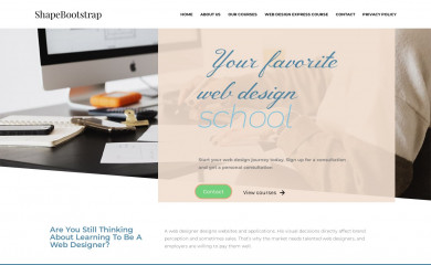 http://shapebootstrap.net/ screenshot