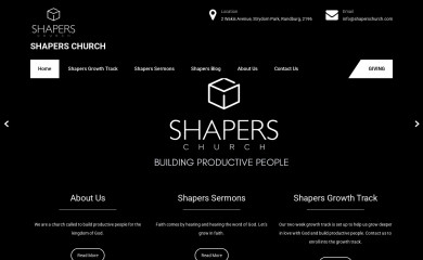 shaperschurch.com screenshot