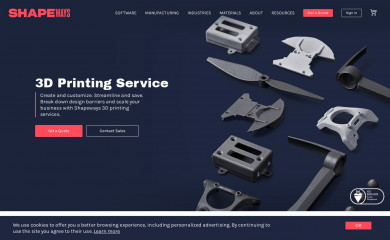shapeways.com screenshot